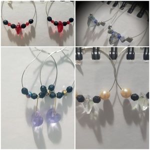 Lot hoop earrings